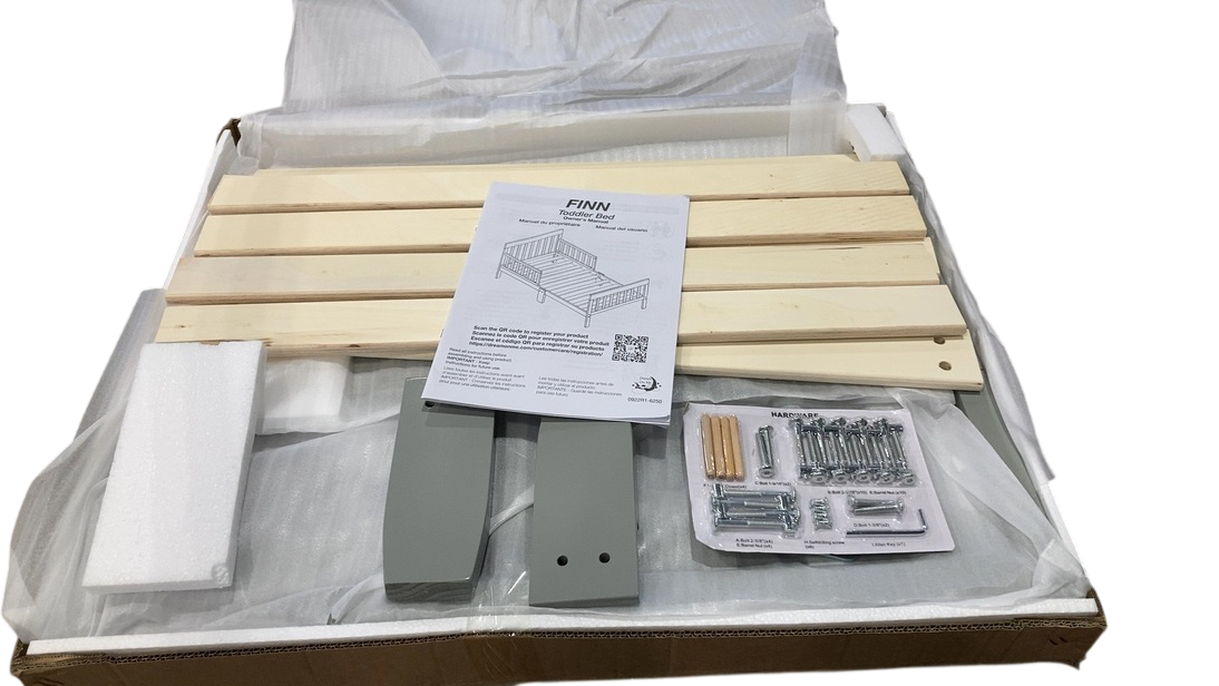 Shop Dream On Me Finn Toddler Bed, Cool Grey at GoodBuy Gear