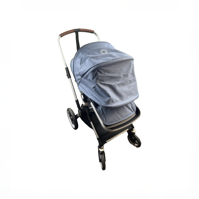 Bugaboo Lynx Stroller, 2019, Aluminum, Blue Melange, Blue Melange