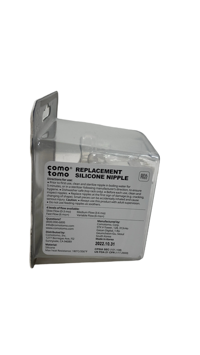 Shop Comotomo Replacement Nipple Set, Medium flow at GoodBuy Gear