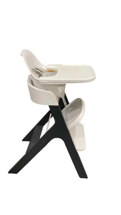 Mockingbird High Chair, 2.0, White, Midnight Beech