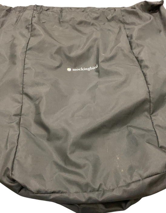 Shop Mockingbird Single 2.0 Stroller, Sky, Windowpane, Silver With Black Leather, 2024 at GoodBuy Gear