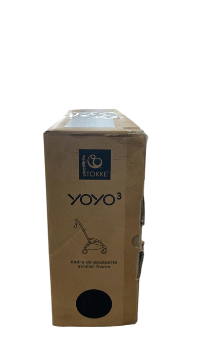 Shop Stokke YOYO3 Complete Stroller, Black, 2024, Leopard at GoodBuy Gear