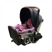 Shop Evenflo Gold Shyft Dual Ride Infant Car Seat Stroller Combo, 2023, Opal Pink, with Carryall Storage and Extended Canopy at GoodBuy Gear