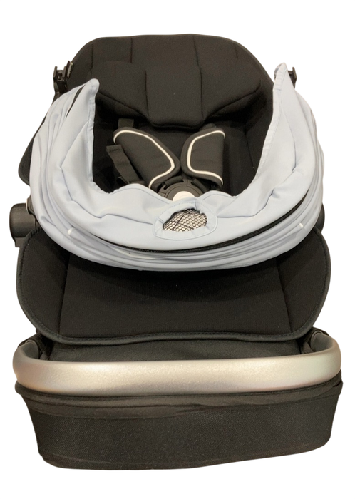 Shop Mockingbird Single to Double 2.0 Stroller, 2025, Silver With Penny Leather, Sky, Windowpane at GoodBuy Gear