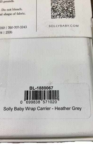Shop Solly Baby Wrap, Heather Grey at GoodBuy Gear