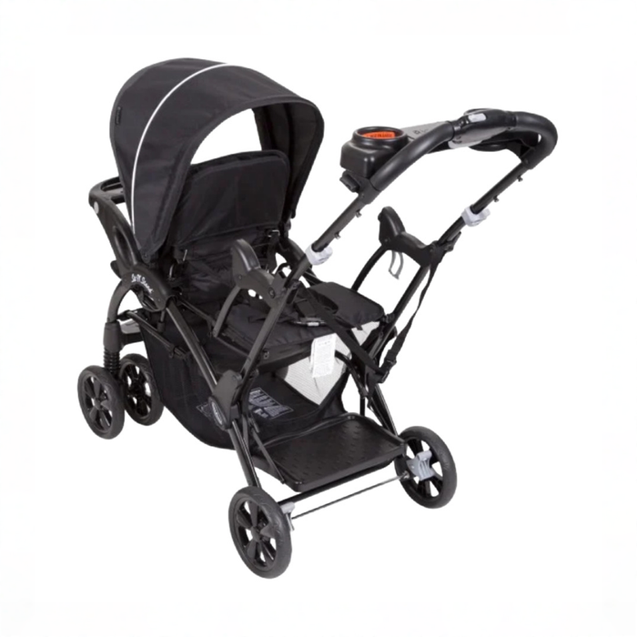 Shop Baby Trend Sit N Stand Double Stroller, 2025, Onyx at GoodBuy Gear