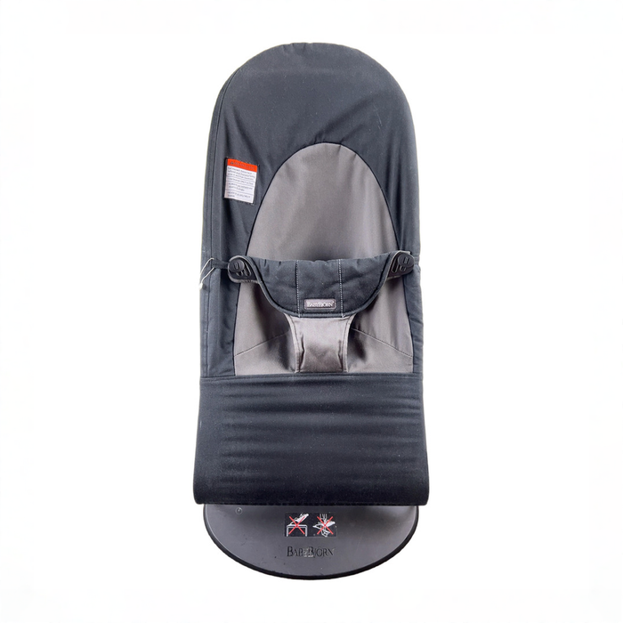 Shop BabyBjorn Bouncer Balance Soft, Black Frame, Black/Dark Gray at GoodBuy Gear