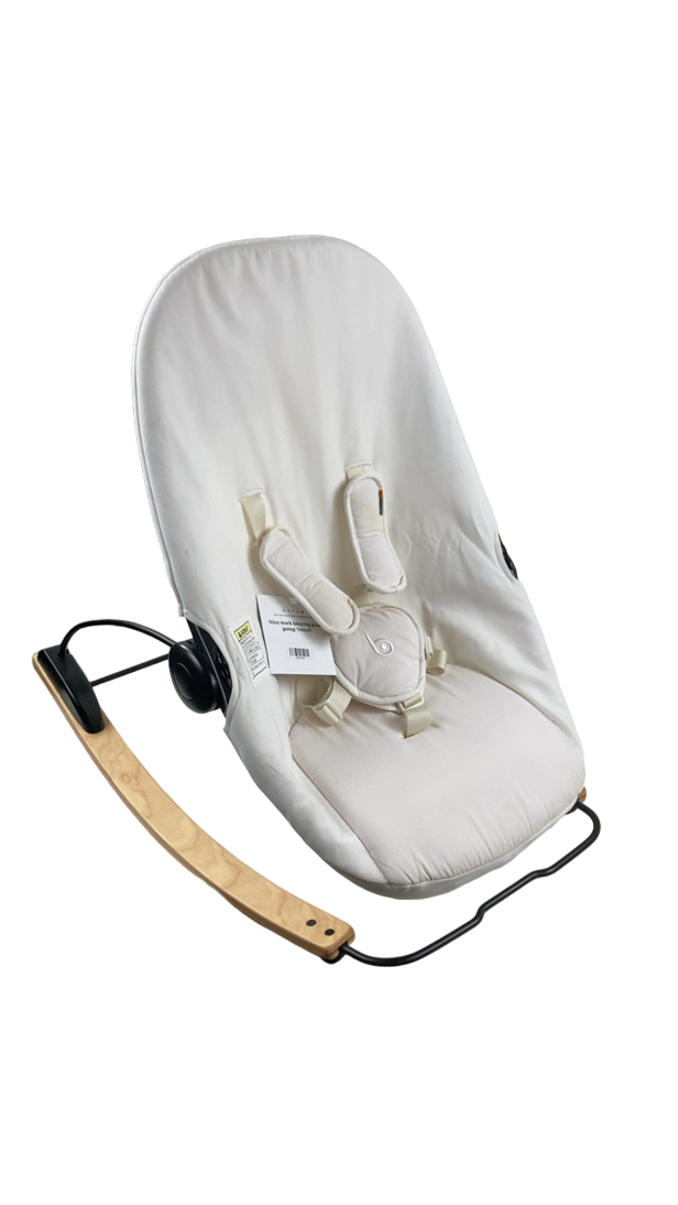 Bloom Coco Go 3 in 1 Bouncer Natural Wood Coconut White Organic