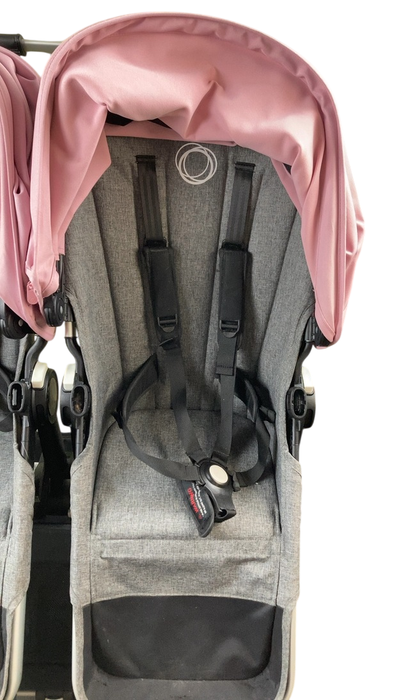 Shop Bugaboo Donkey 3 Duo Stroller, 2020, Grey Melange, Soft Pink, Aluminium at GoodBuy Gear