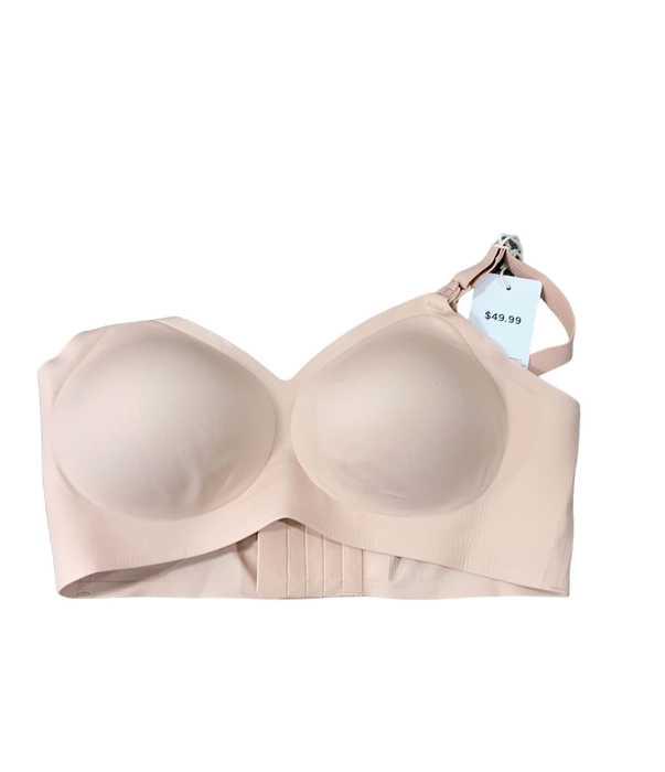 used Momcozy SMOOTH- Ultra Soft Omni Maternity Nursing Bra, 2XL, Beige