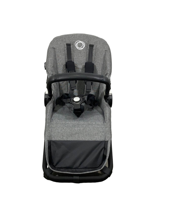 used Bugaboo Donkey 5 Duo Extension Set, 2022, Black, Grey Melange