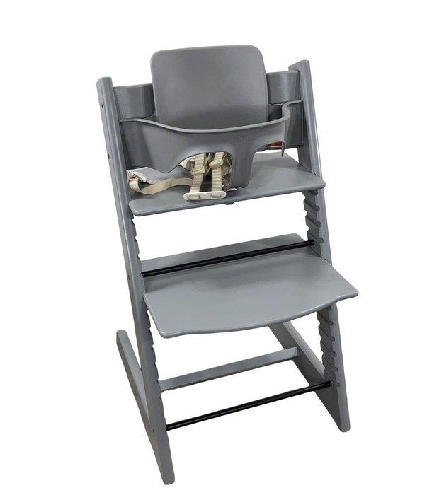 Stokke Tripp Trapp High Chair With Baby Set, Storm Grey