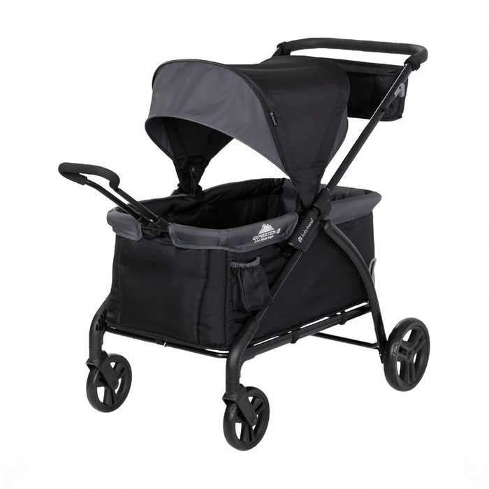 Shop Baby Trend Expedition LTE 2-in-1 Stroller Wagon, 2024, Madrid Black at GoodBuy Gear