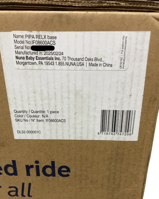 Shop Nuna RELX Infant Car Seat Base, 2025 at GoodBuy Gear