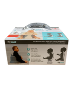 Shop Upseat Baby Floor & Booster Seat with Tray, Grey at GoodBuy Gear