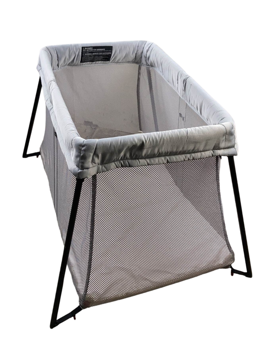 secondhand BabyBjorn Travel Crib Light, Silver