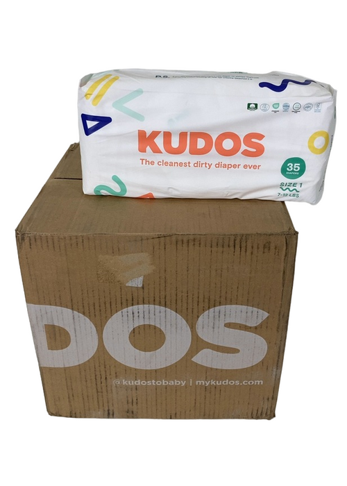 Shop Kudos Diapers, White, Size 1, 210 at GoodBuy Gear