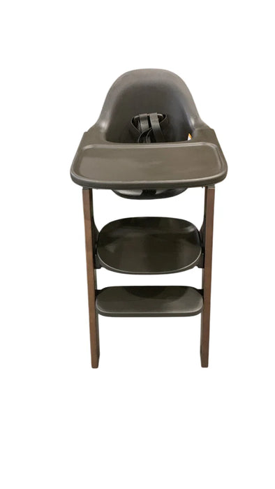 Mockingbird High Chair, Charcoal Black, Espresso Beech