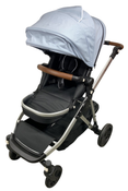 Shop Mockingbird Single to Double 2.0 Stroller, Sky, Windowpane, Silver With Penny Leather, 2025 at GoodBuy Gear