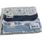 Shop Small Story 4 Pack Burp Cloths, Rain Clouds at GoodBuy Gear