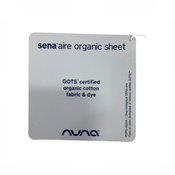 Shop Nuna Sena Aire Organic Sheet, Moonbeam at GoodBuy Gear