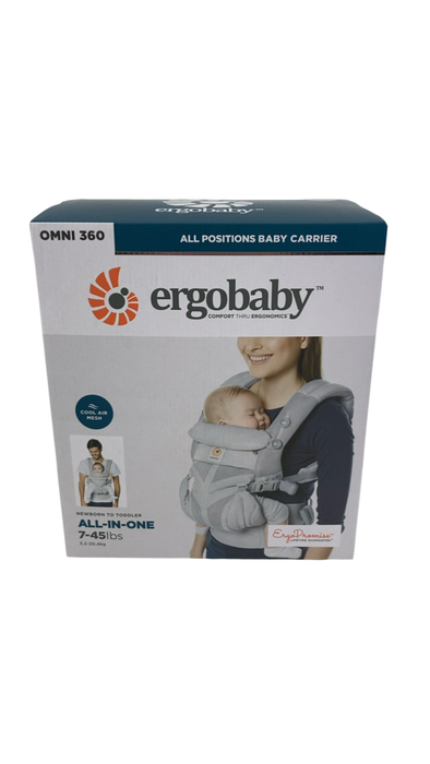 Shop Ergobaby Omni 360 Cool Air Mesh Baby Carrier, Pearl Grey at GoodBuy Gear