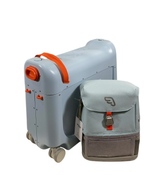 Shop Stokke JetKids BedBox + Crew Backpack Travel Bundle, Blue Sky at GoodBuy Gear