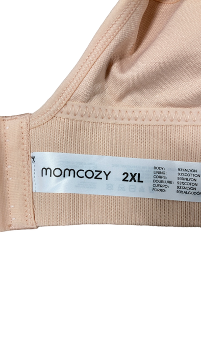 Shop Momcozy All-in-One Super Flexible Pumping Bra, 2XL, Oyster Pink at GoodBuy Gear
