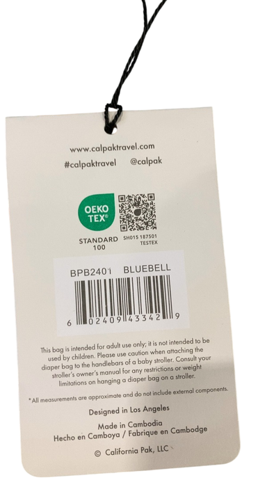 Shop Calpak Diaper Backpack with Laptop Sleeve, Bluebell at GoodBuy Gear