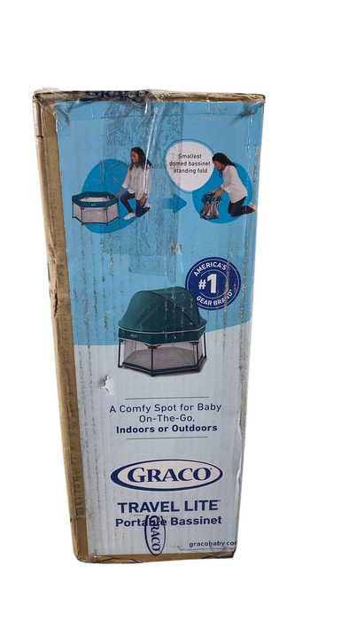 Shop Graco Travel Lite Portable Bassinet, Brixton Fashion at GoodBuy Gear