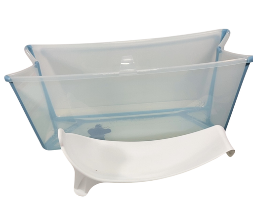 Shop Stokke Flexi Bath Bundle Pack, Regular, Transparent Ocean Blue at GoodBuy Gear