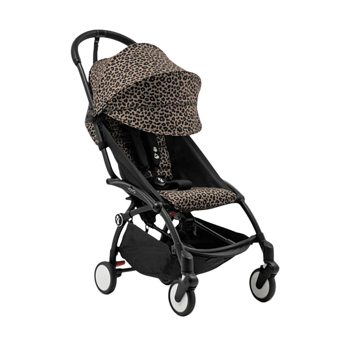 Stokke YOYO3 Complete Stroller, Black, 2025, Leopard