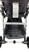 Shop Mockingbird Single to Double 2.0 Stroller, Black, Windowpane, Silver With Black Leather, 2025 at GoodBuy Gear