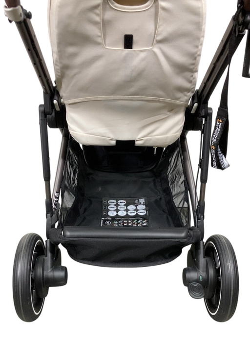 Shop Cybex e-Gazelle S Stroller, 2024, Seashell Beige, Taupe at GoodBuy Gear