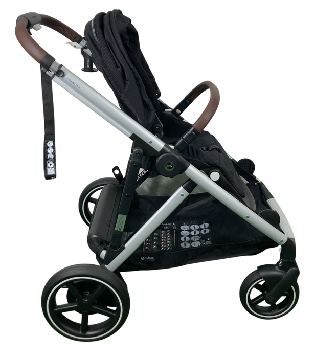 Shop Cybex e-Gazelle S Stroller, 2024, Black, Moon Black at GoodBuy Gear