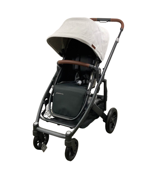 secondhand UPPAbaby CRUZ V2 Stroller, 2023, Anthony(White and Grey Chenille)