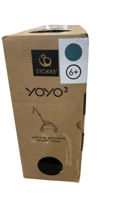 Shop Stokke YOYO3 Complete Stroller, 2024, Aqua, Black at GoodBuy Gear