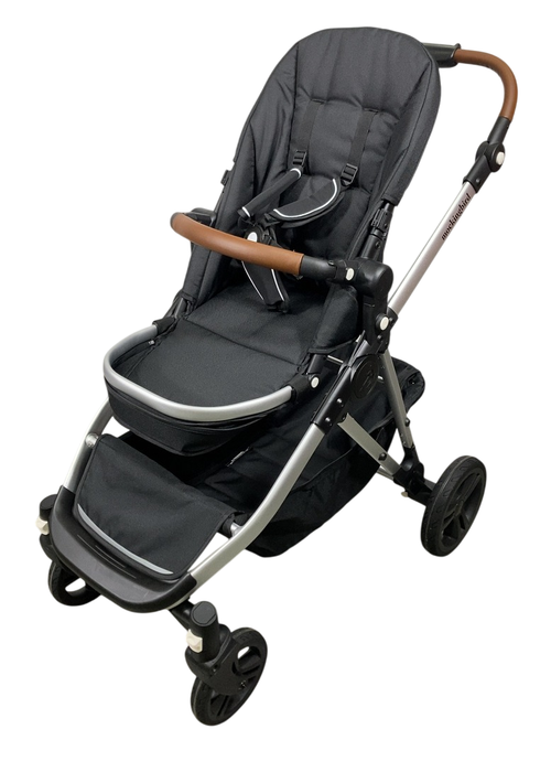 Shop Mockingbird Single to Double 2.0 Stroller, 2024, No Canopy, No Canopy, Silver With Penny Leather at GoodBuy Gear