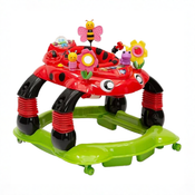 Shop Delta Children Lil' Play Station 4-in-1 Activity Walker, Red/Sadie at GoodBuy Gear