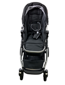 Shop Mockingbird Single to Double 2.0 Stroller, 2024, Black, Silver With Penny Leather, Watercolor Drops at GoodBuy Gear