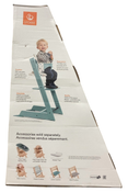Shop Stokke Tripp Trapp High Chair² with Newborn Set, Grey, Natural, Natural with Beige Harness at GoodBuy Gear