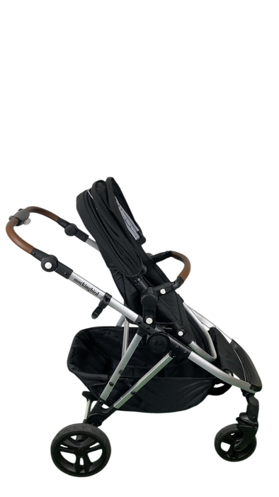 Shop Mockingbird Single to Double 2.0 Stroller, 2024, Black, Silver With Penny Leather, Watercolor Drops at GoodBuy Gear