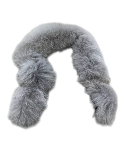 Shop BabyFrrr Faux Fur Stroller Hood Trim, Light Grey at GoodBuy Gear