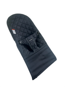 Shop BabyBjorn Bouncer Bliss, Black Cotton Classic Quilt, Dark Gray Frame at GoodBuy Gear