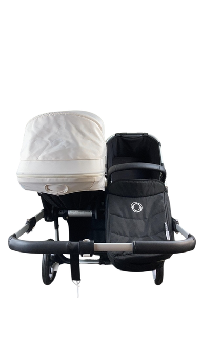 Shop Bugaboo Donkey 3 Duo Stroller, 2021, Fresh White, Black, Aluminium at GoodBuy Gear