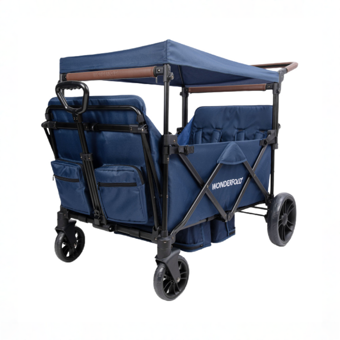 Shop Wonderfold X4R Stroller Wagon, 2025, Navy at GoodBuy Gear