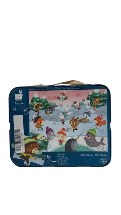 Shop Janod Puzzle, Snow Party, 36 Pieces at GoodBuy Gear