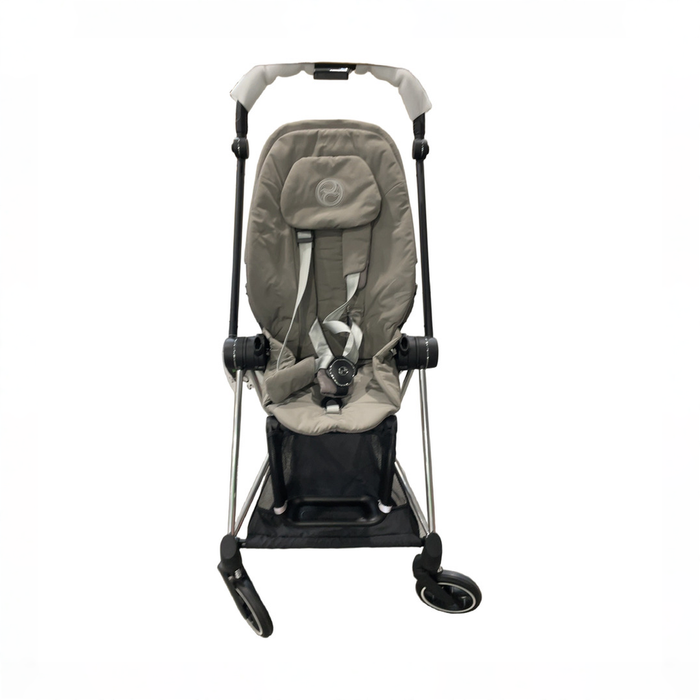 Shop Cybex Mios3 Stroller, 2024, Chrome/Black, Mirage Grey at GoodBuy Gear