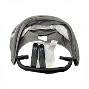 Shop Bugaboo Kangaroo Sibling Seat, Black, Moon Grey, Moon Grey at GoodBuy Gear