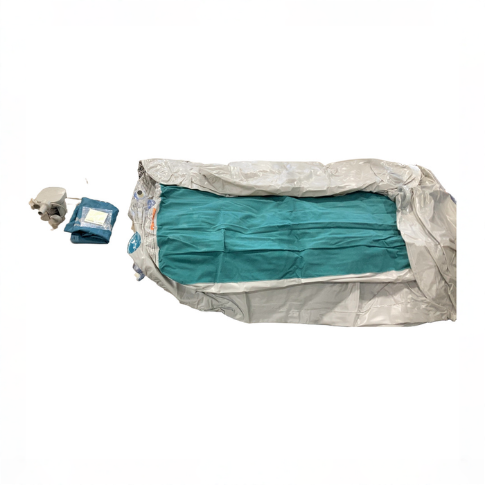 Shop SlumberPod SlumberTot Inflatable Toddler Bed, Gray/Teal at GoodBuy Gear